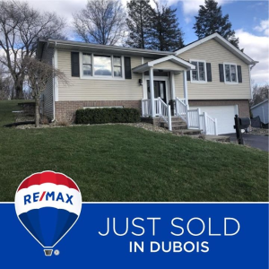 Congratulations to Ross and Jane Adair of the sale of your home from Lori Nicholson Srock and ReMax Select Group , DuBois Pennsylvania! Thank you for trusting us with your real estate needs during these difficult times! Good luck in your new home, photo